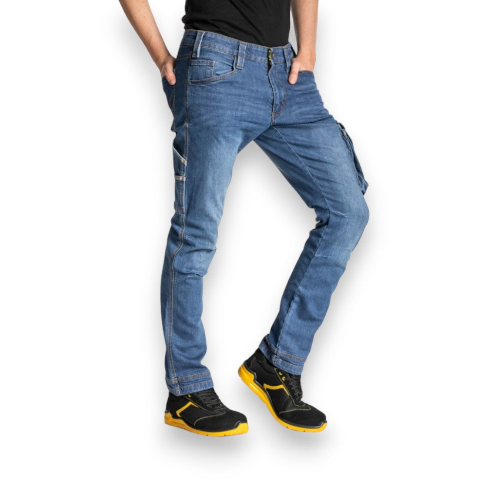 Jean de travail en coton avec 7 poches