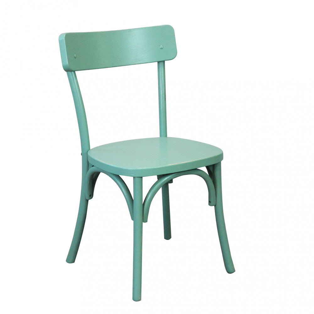 Sedia senza braccioli da interno in legno verniciato 45x42xH87 cm Polly