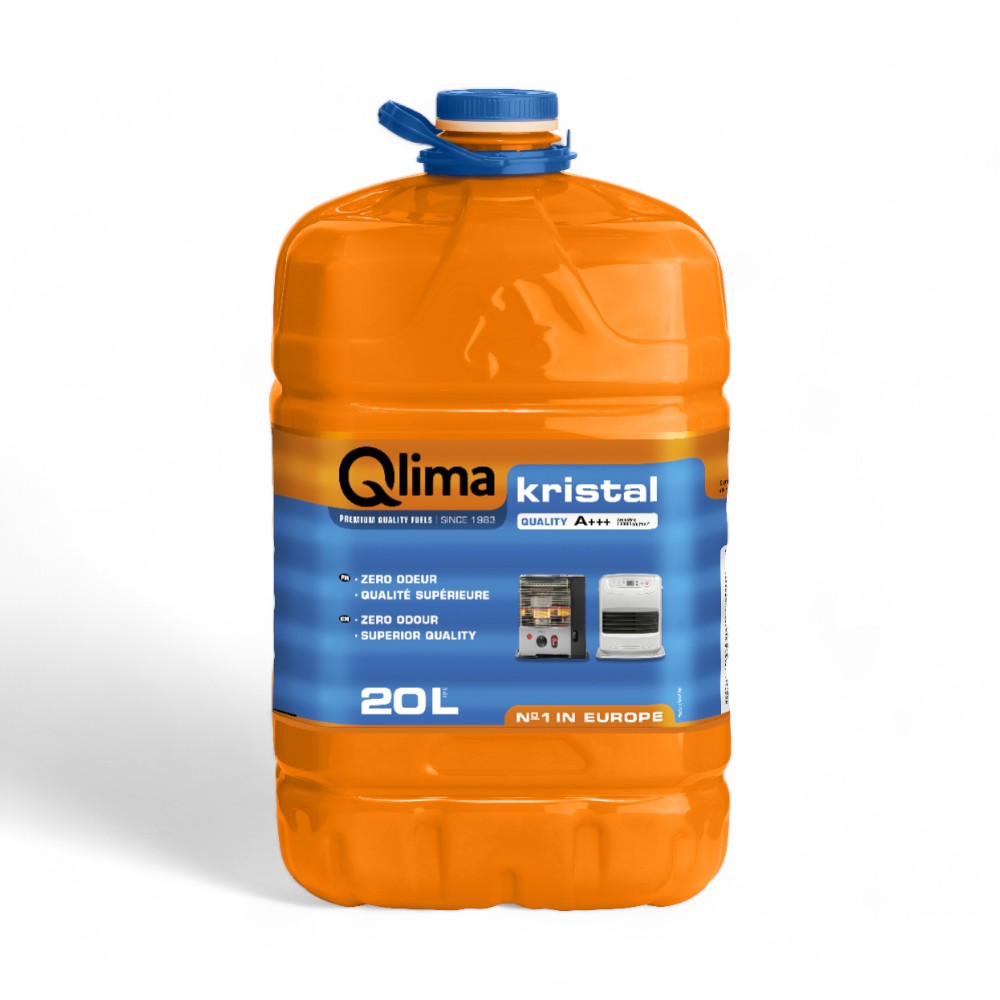 Combustible liquide isoparaffine pour poêles à combustible Kristal 20 lt qlima 