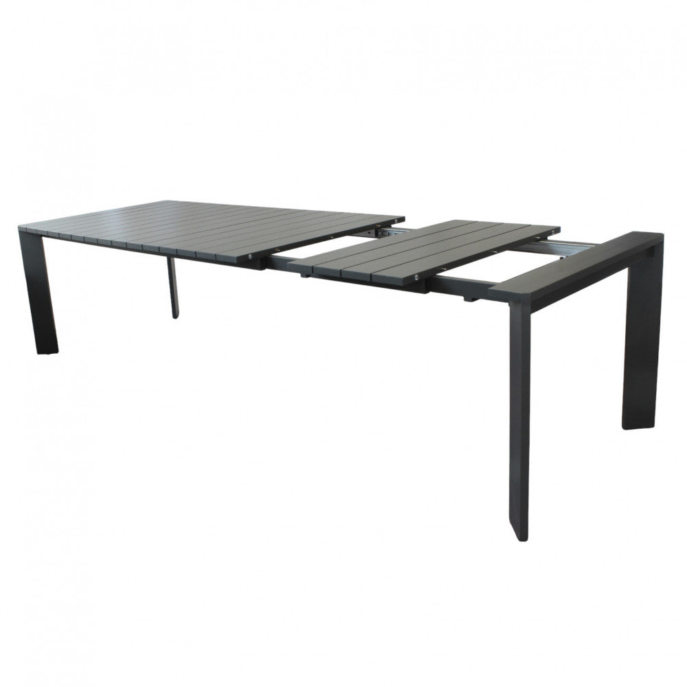 Tavolo allungabile con struttura in alluminio 200/250x100xH75 cm Brollin