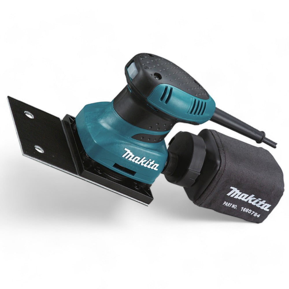 Ponceuse orbitale 200W avec patin rectangulaire en aluminium BO4566 Makita 200 watt