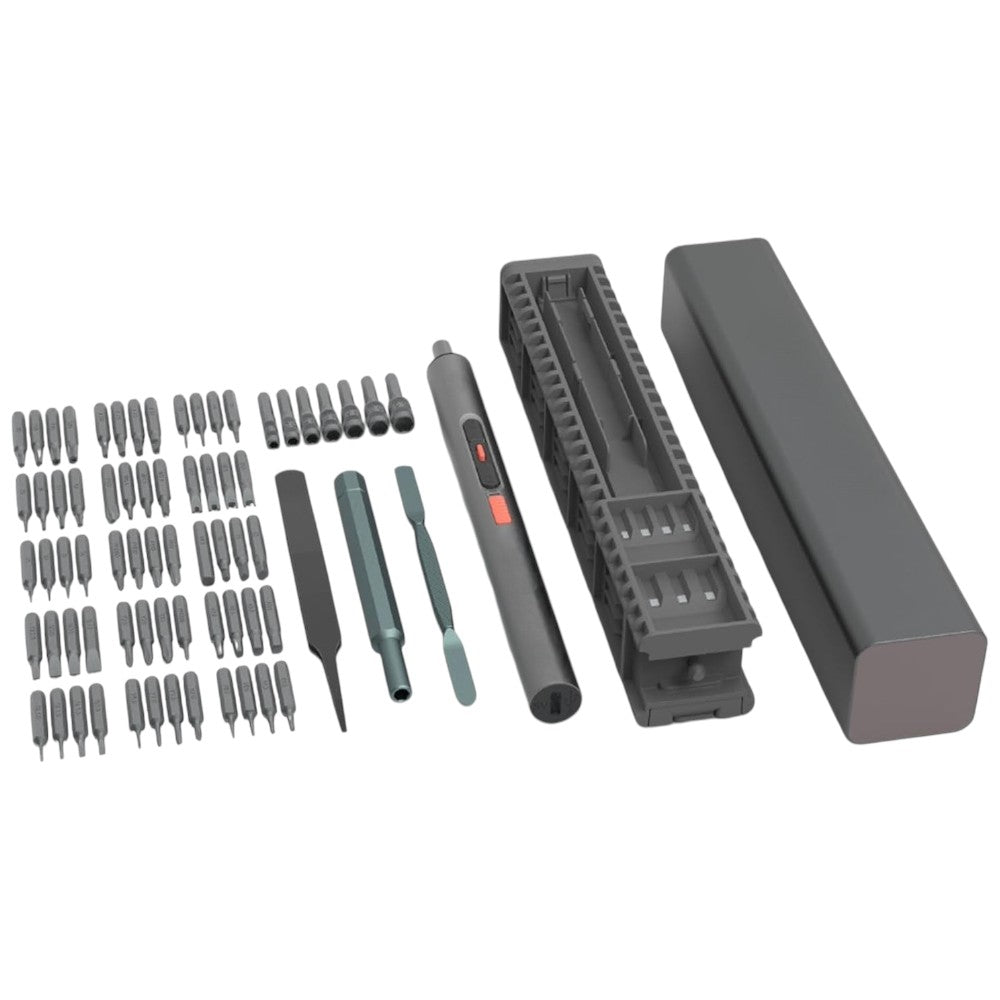 Mini cacciavite di precisione a batteria con inserti inclusi