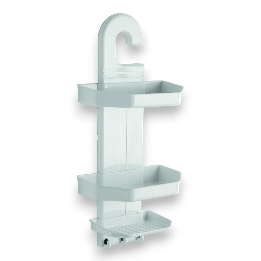 Etagère de douche 22x12xH47 cm en résine pour salle de bain