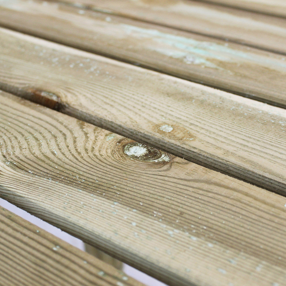Table haute de bar, pub et club d'extérieur 60x60x110 cm en bois de pin imprégné à peindre Trender