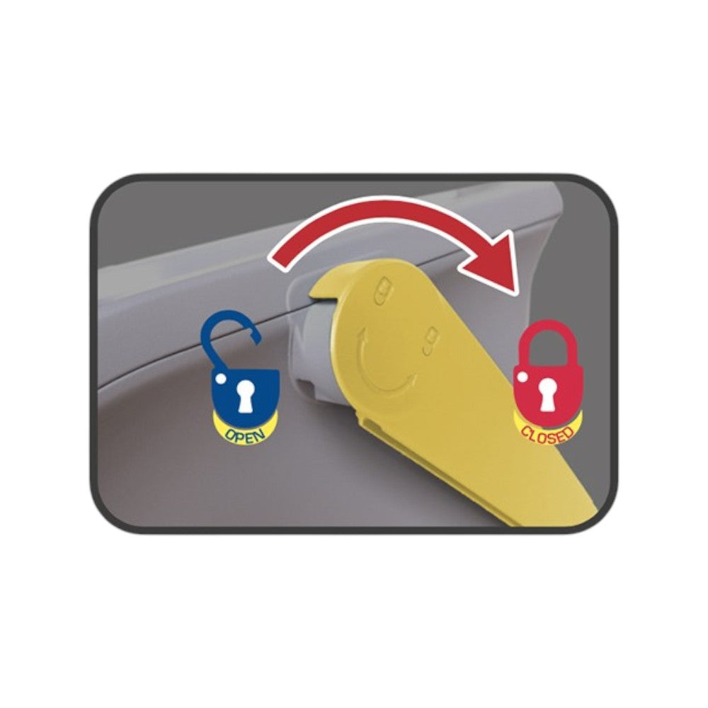 Set 3 pezzi pattumiera verticale 28 L Eco way 39x37xH41 cm per esterno