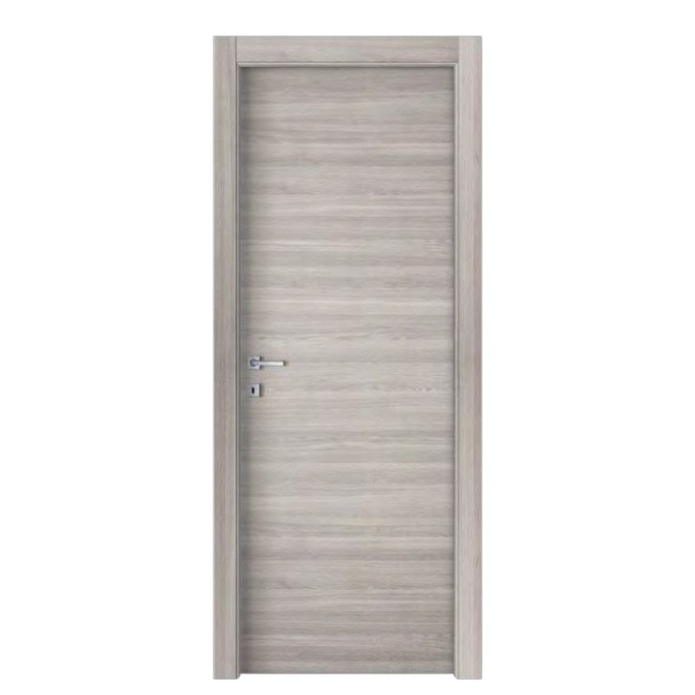 Porta da interno battente reversibile olmo grigio effetto venato H210 cm