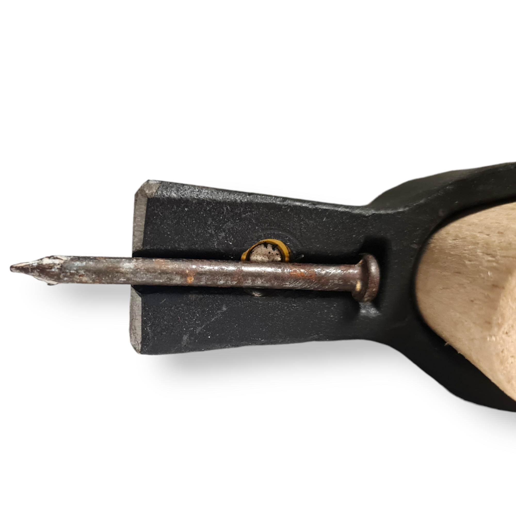 Marteau à griffes en acier avec aimant porte-clou et long manche en bois 45 cm