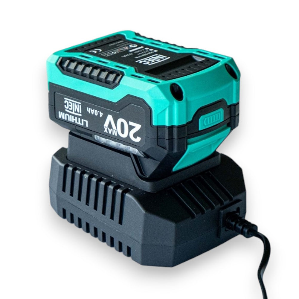 Pompe de pulvérisation à dos de 12 litres avec batterie au lithium amovible de 4 Ah avec lance en acier inoxydable et en laiton