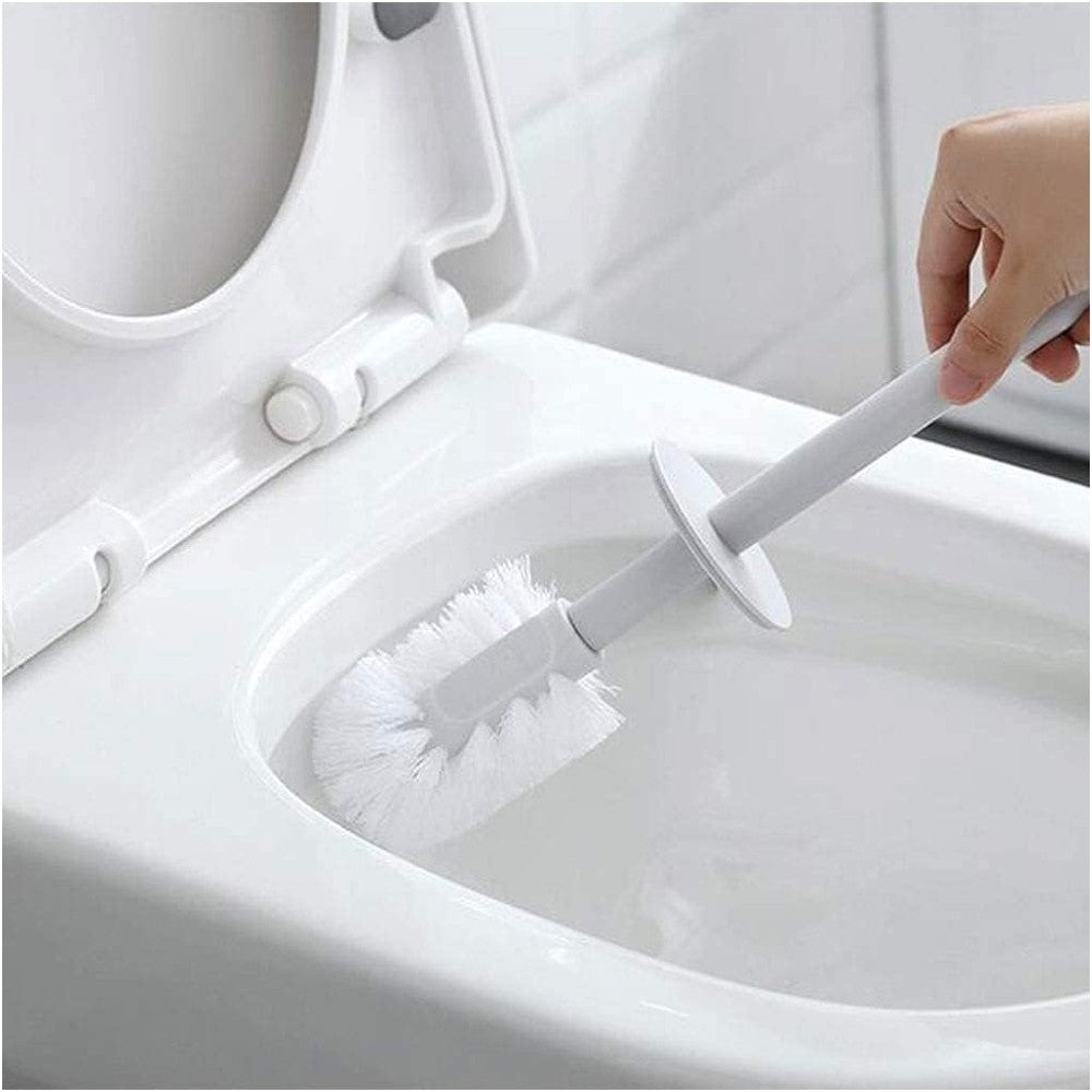 Porte-brosse de toilette 9,5x9,5x36,2 cm en résine pour salle de bain