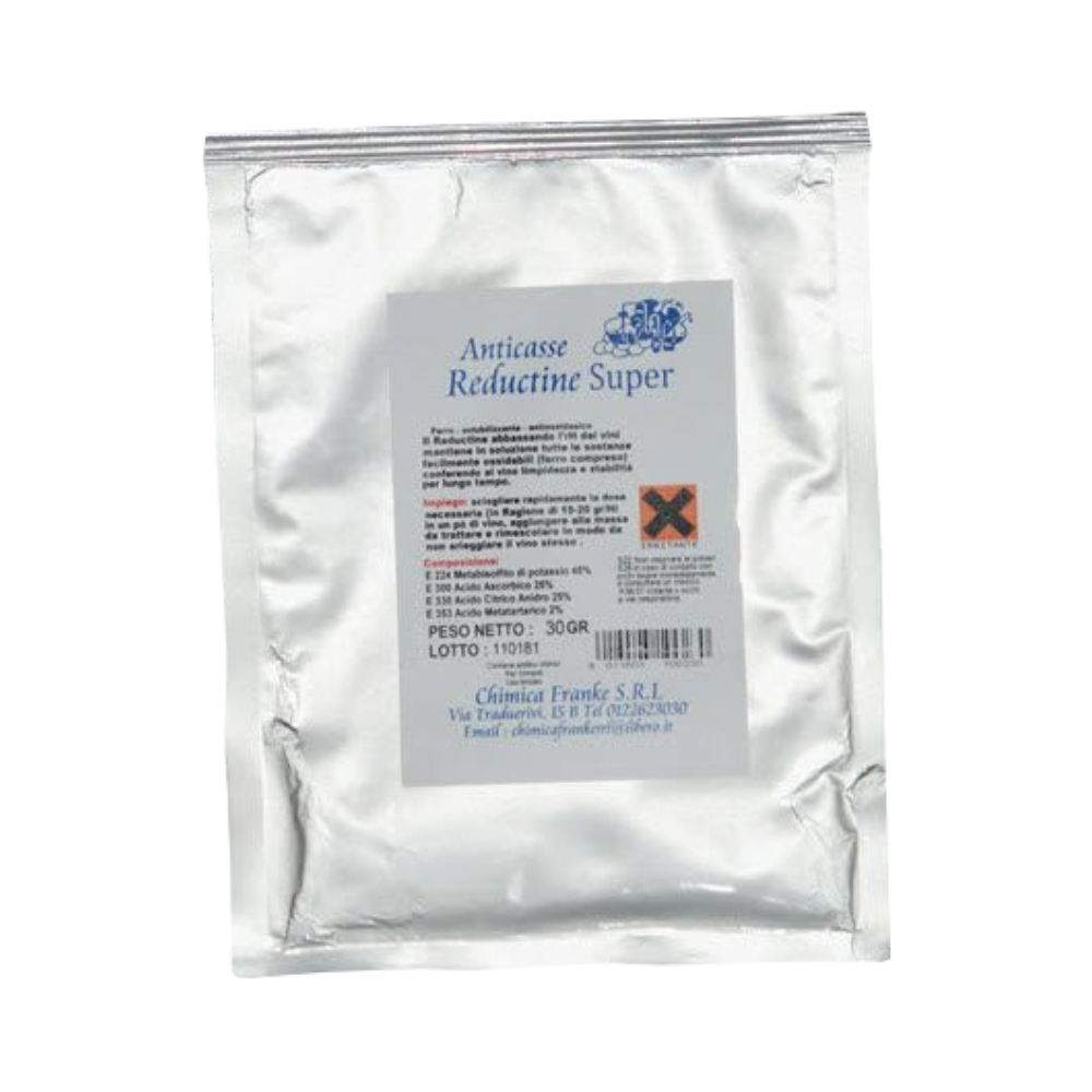 Antioxydant pour vins réductine 30 gr
