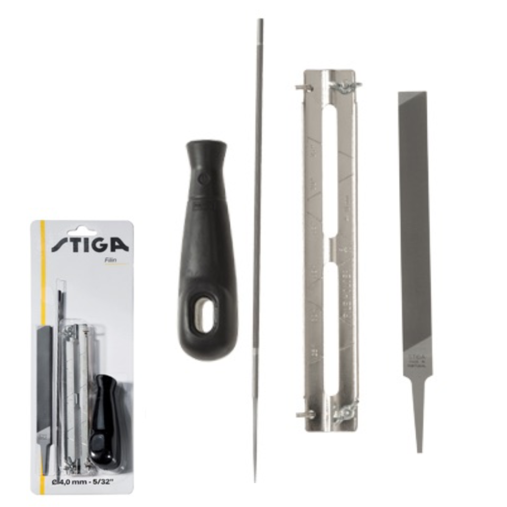 Lime à chaîne de tronçonneuse avec guide de lime