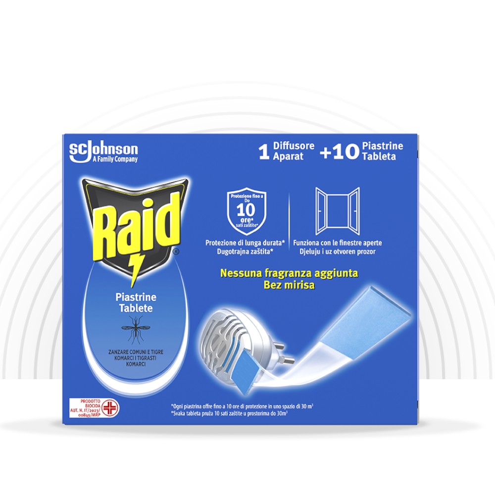 Base pour plaques anti-moustiques plus 10 plaques