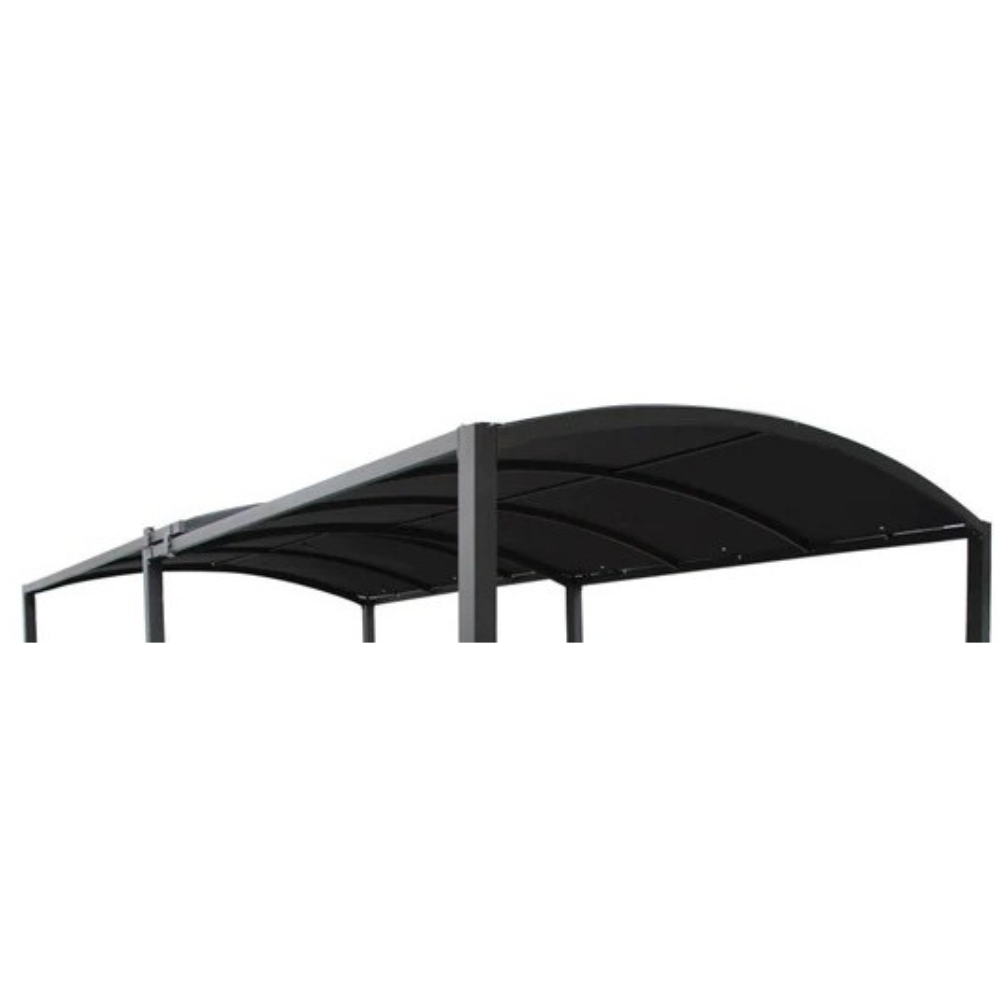 Telo di ricambio in poliestere semi impermeabile 300 gr m/q per gazebo pergola michelle 3x6 mt