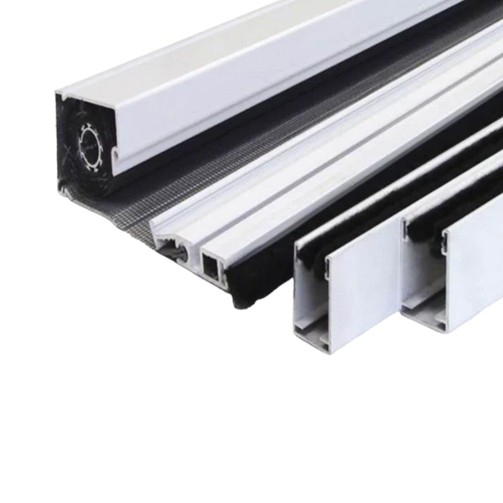 Moustiquaire à enroulement horizontal 150x250h cm avec profilés en aluminium pour portes et fenêtres