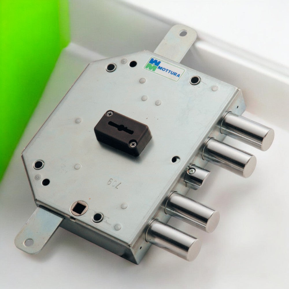 Serrure pour portes blindées avec 3 clés à double panneton