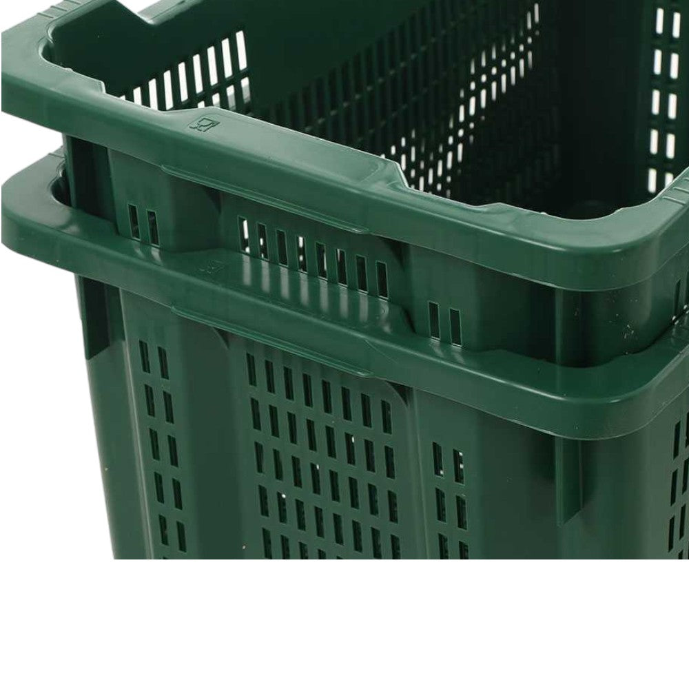 Caisse agricole ouverte pour collecte alimentaire en polyéthylène 40 lt 52x36x31 cm