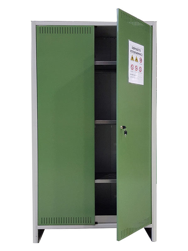 Armoire haute de stockage de pesticides 2 portes 179,5x100x40 cm L1000