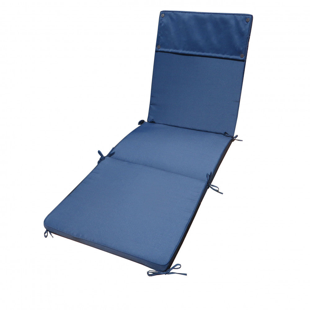 Véritable coussin de lit bleu foncé