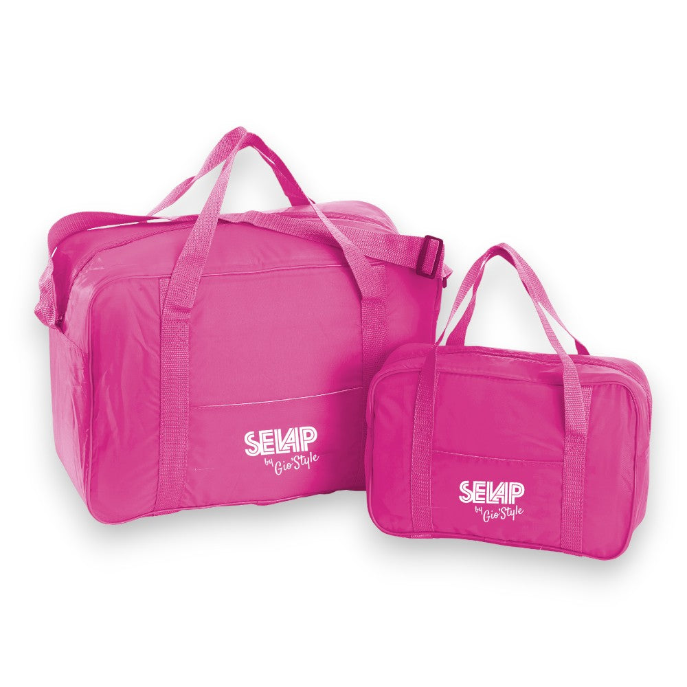 Ensemble de 2 sacs thermiques légers et pliables à fermeture éclair 