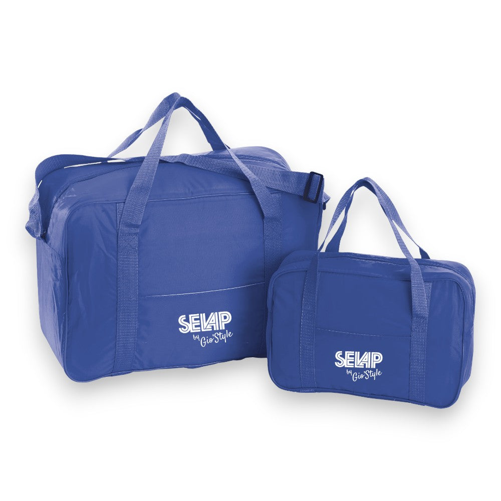 Ensemble de 2 sacs thermiques légers et pliables à fermeture éclair 