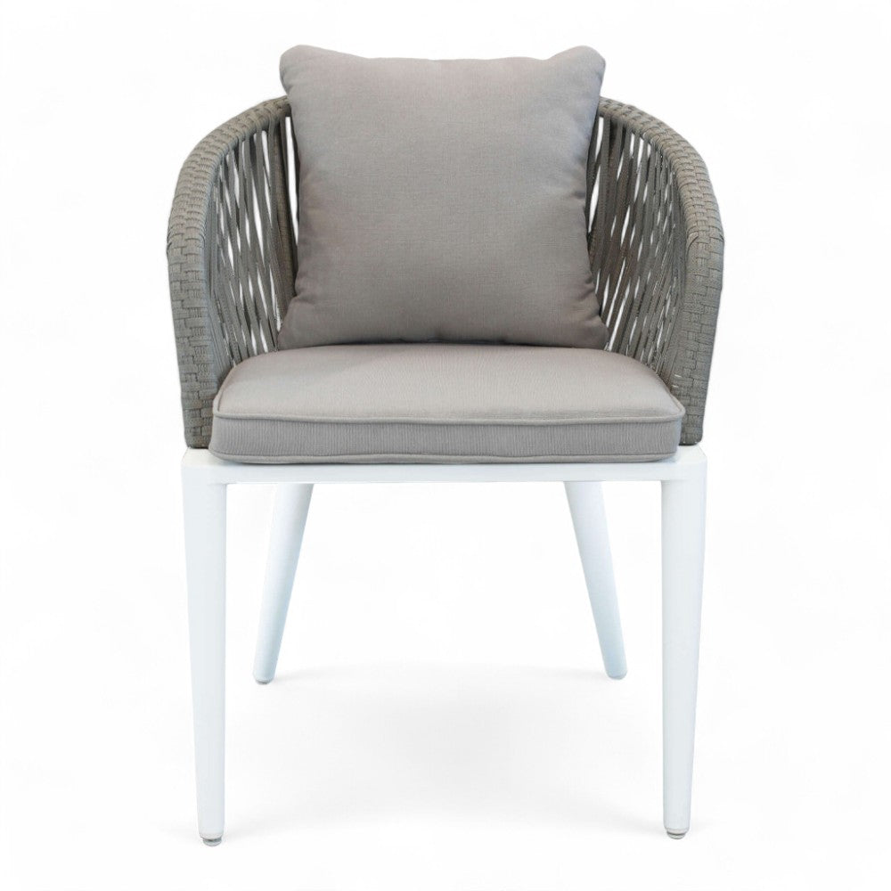 Fauteuil NEVADA en aluminium avec coussins