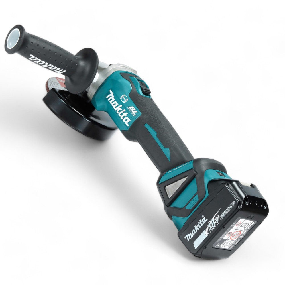 Meuleuse d'angle sans fil LTX 18V 125/115 mm DGA513RTJ Makita 5,0ah avec 2 batteries