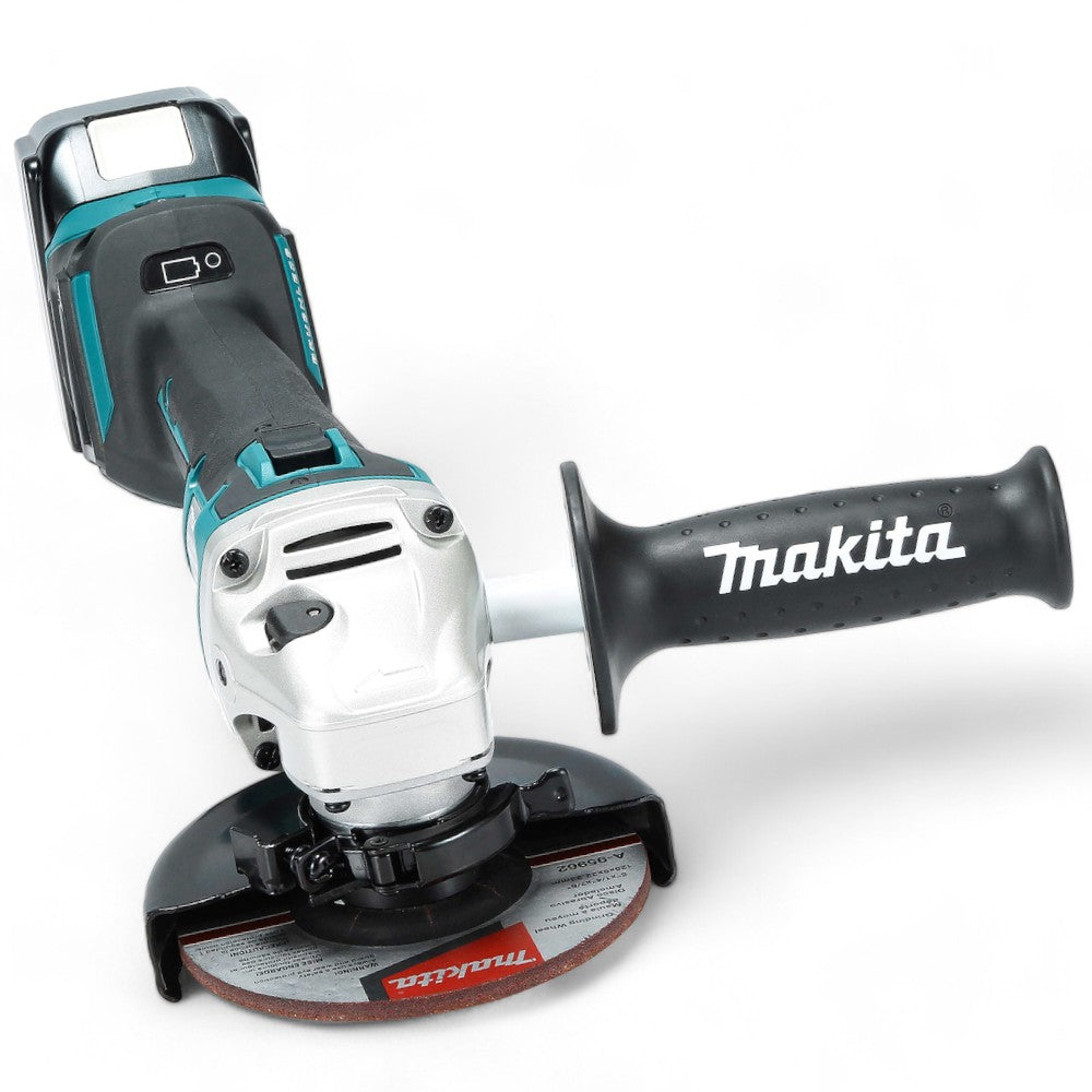 Meuleuse d'angle sans fil LTX 18V 125/115 mm DGA513RTJ Makita 5,0ah avec 2 batteries