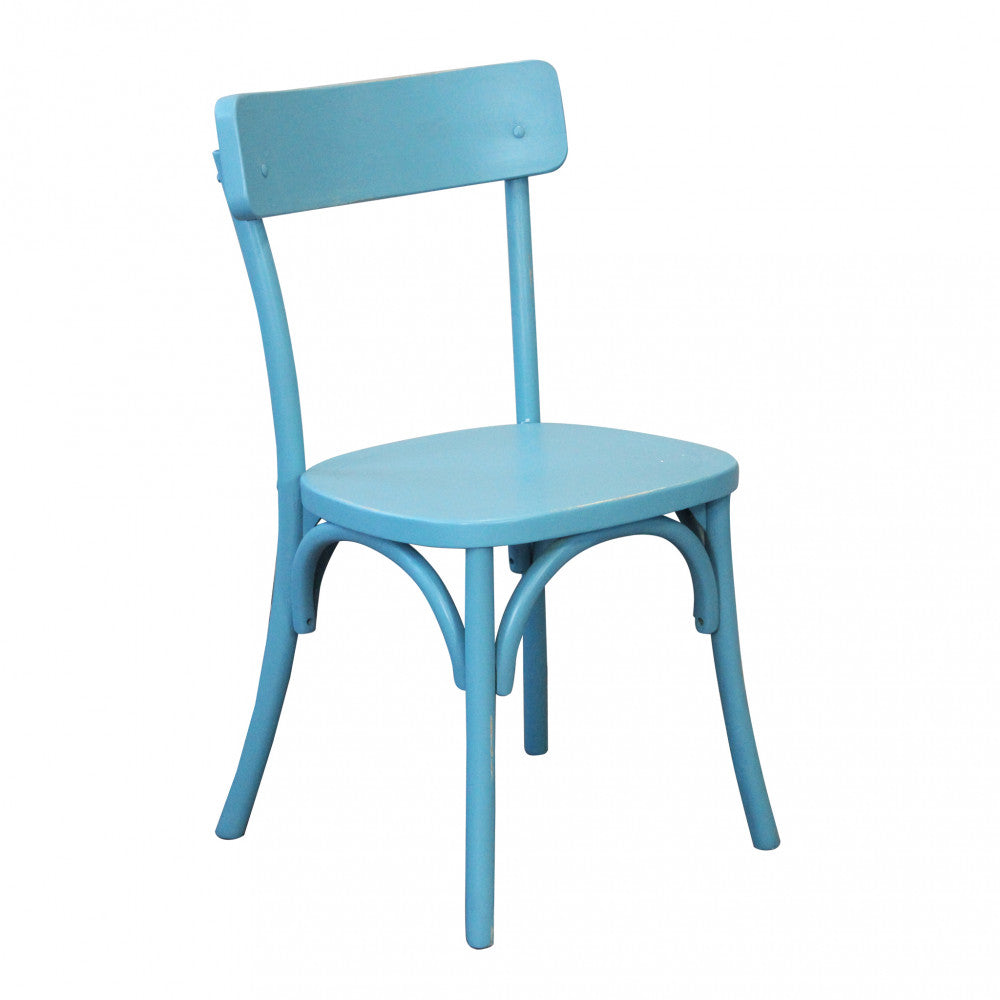 Sedia senza braccioli da interno in legno verniciato 45x42xH87 cm Polly