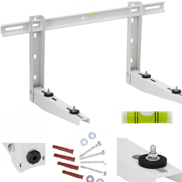 Support d'étagère 42x40x70 cm avec raccord rapide en acier galvanisé pour climatiseurs