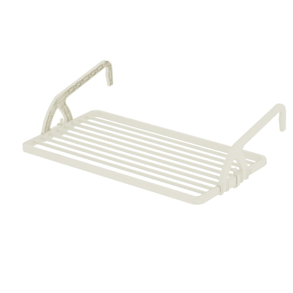 Corde à linge salle de bain 10 m en résine 101x26x69 cm 