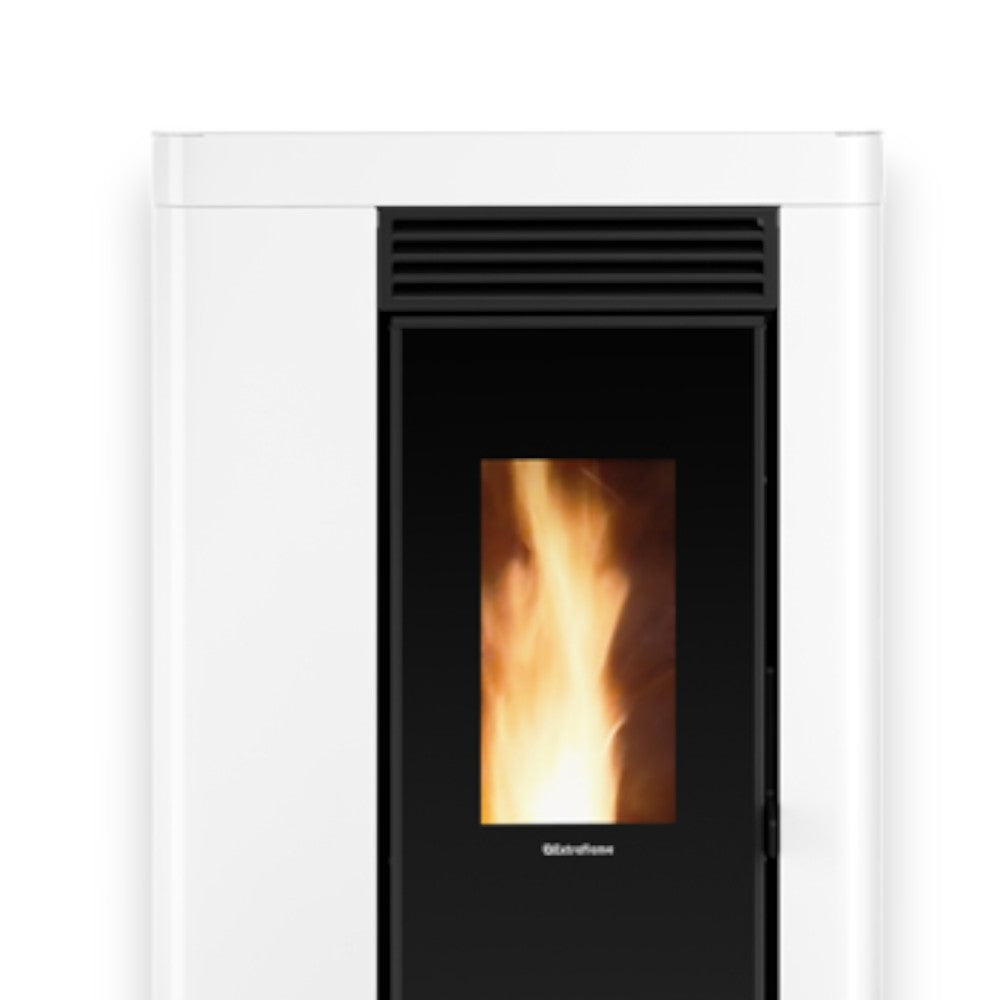 Stufa a pellet 9 Kw in ghisa 70.3x34.3x107.8 cm Anabella ad evo Nordica