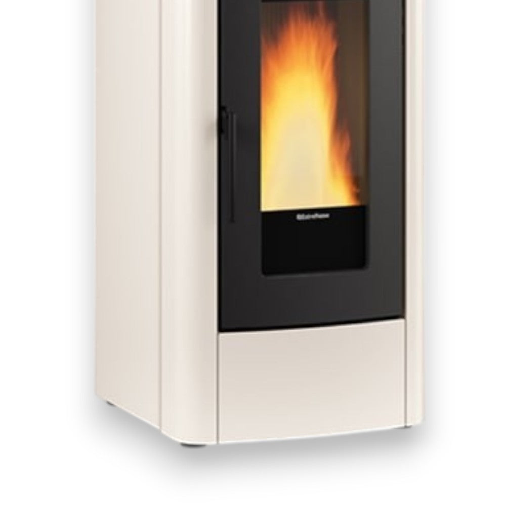 Poêle à pellets ventilé avec revêtement en acier 10 kW Dahiana Nordica Extraflame