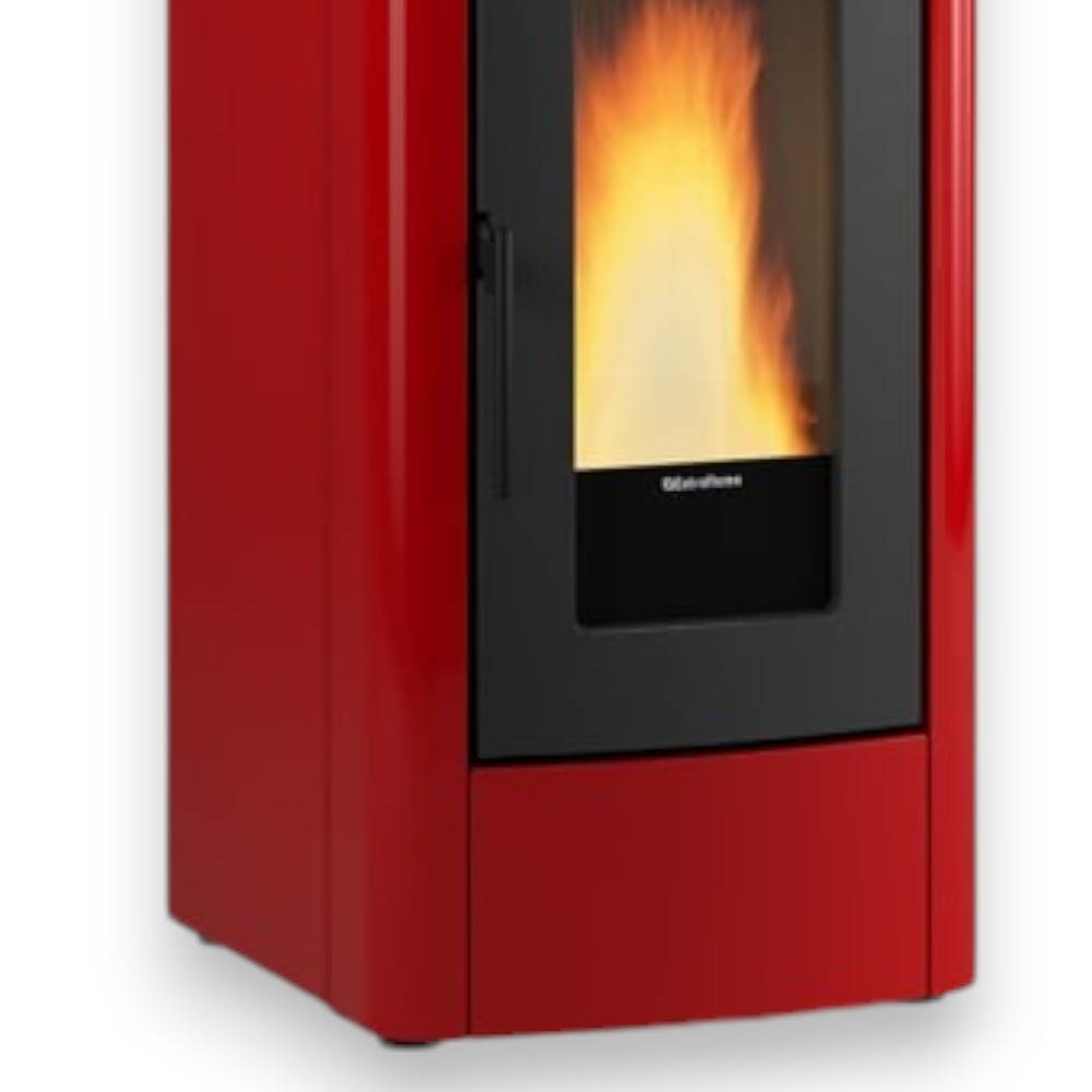 Poêle à pellets ventilé avec revêtement en acier 10 kW Dahiana Nordica Extraflame