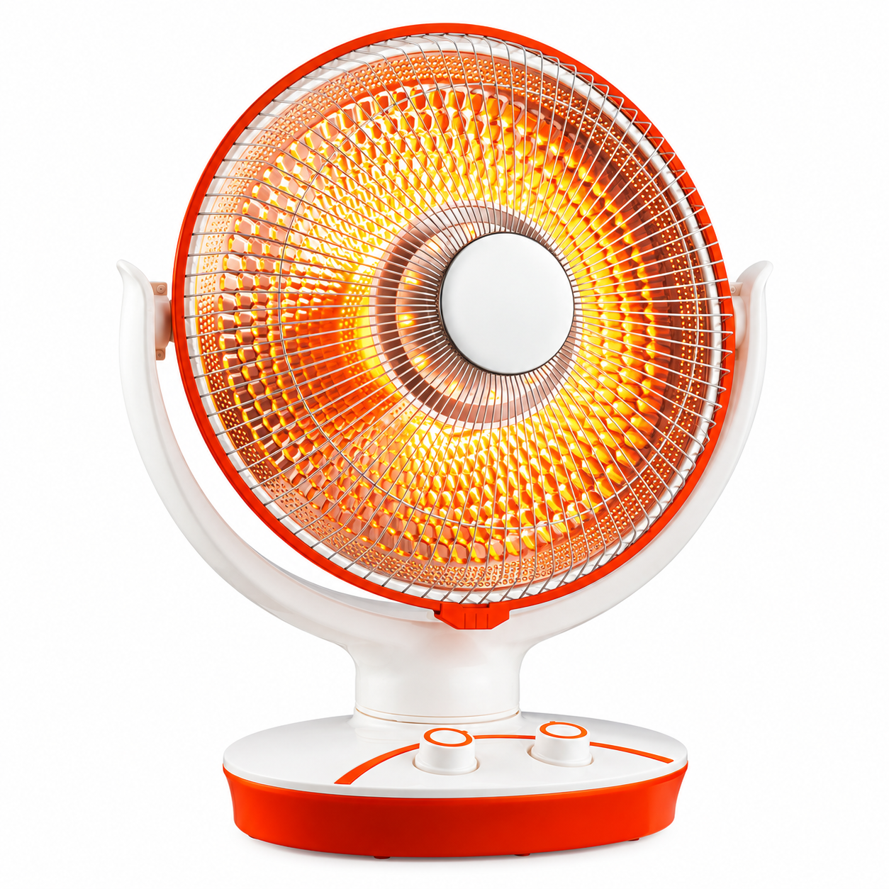 Stufa alogena riscaldatore a parabola Ø41 cm 1100W con potenza regolabile