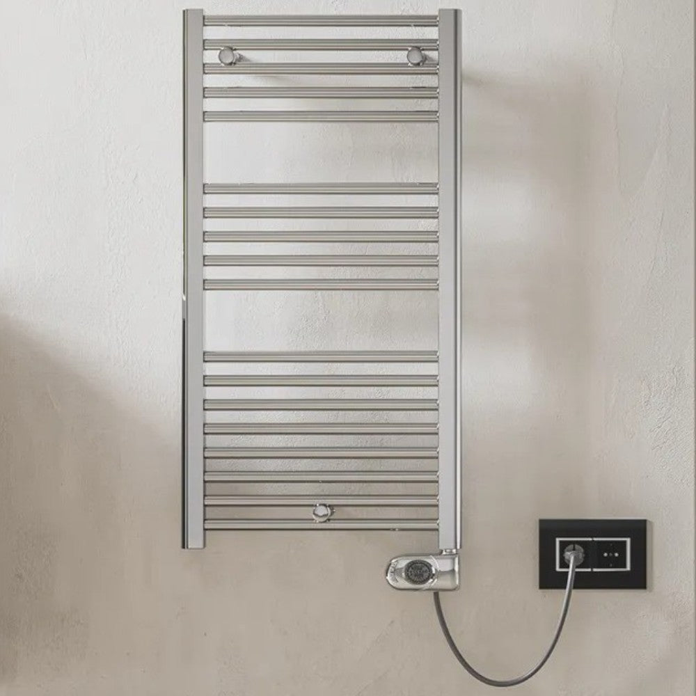 Termoarredo elettrico in acciaio al carbonio con temperatura max 90° Cortina Evo