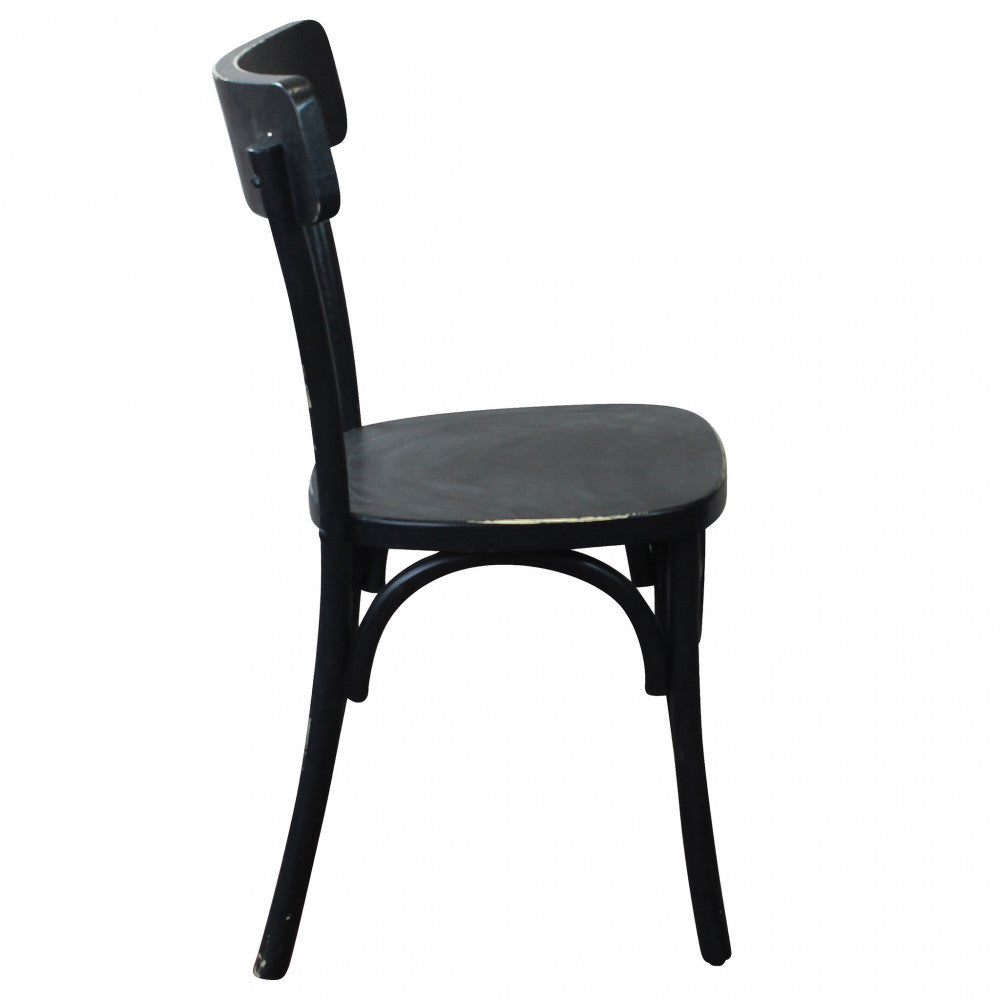 Sedia senza braccioli da interno in legno verniciato 45x42xH87 cm Polly