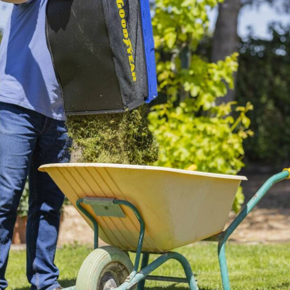 Tondeuse à essence en acier avec démarrage manuel pour jardin