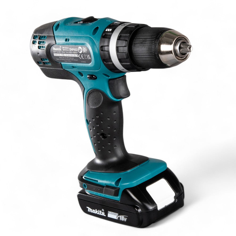 Perceuse visseuse à percussion 18V 13 mm DHP453RFE Makita 18v 3.0ah