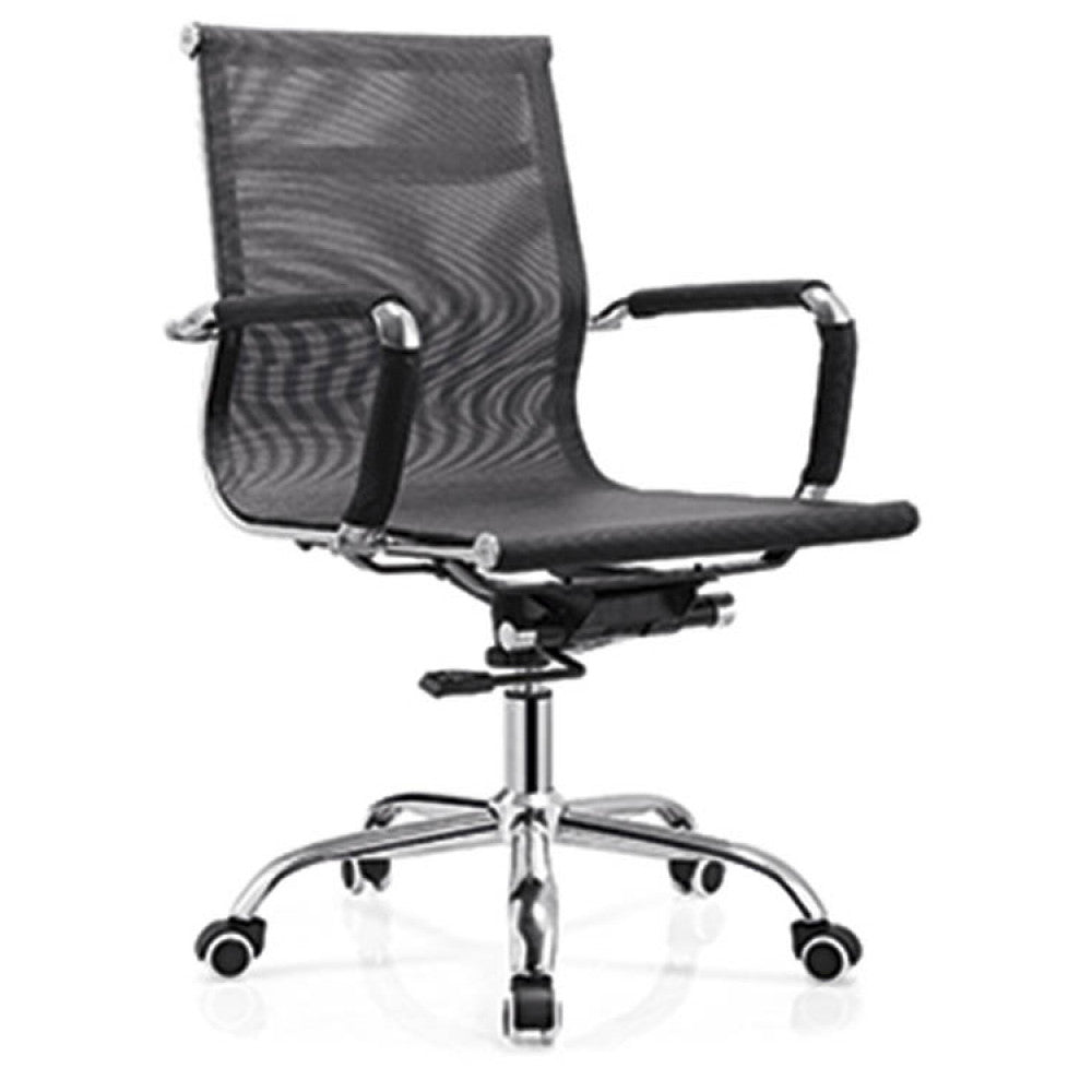 Fauteuil de bureau pivotant à roulettes et hauteur réglable, siège respirant anti-transpiration Majorque
