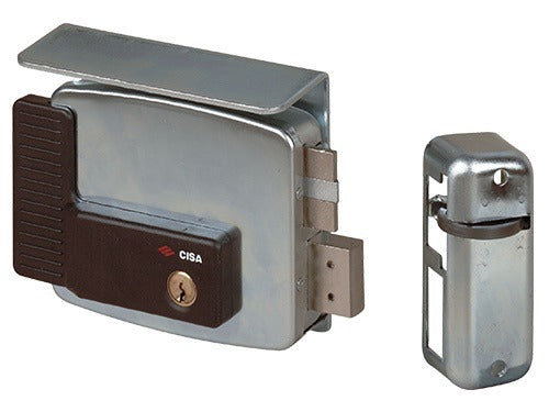 Serrure électrique pour portes et fenêtres métalliques, entrée 60 mm avec toit de protection CISA ART. 11761 