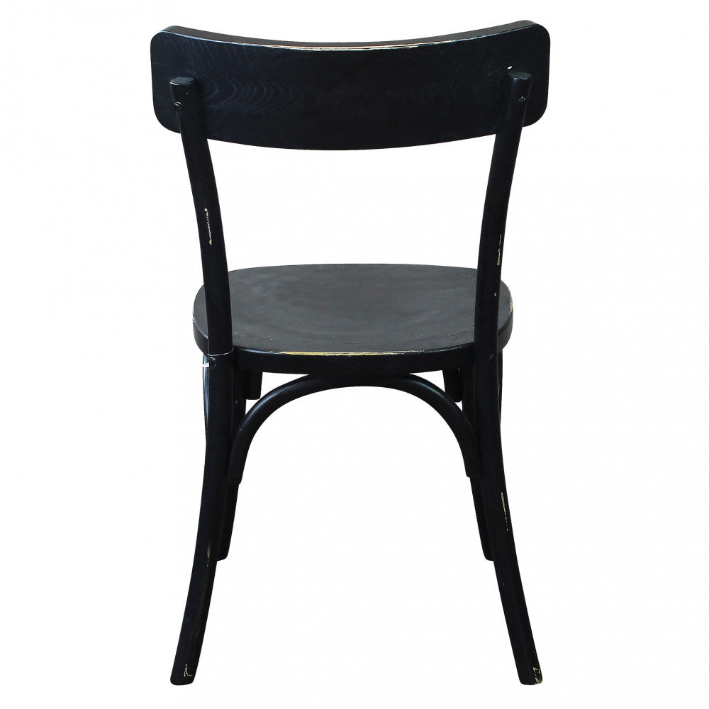 Sedia senza braccioli da interno in legno verniciato 45x42xH87 cm Polly