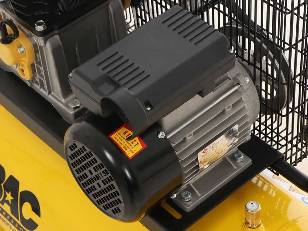 Compresseur à bande d'air comprimé coaxial à deux cylindres Abac base line 90 lt 