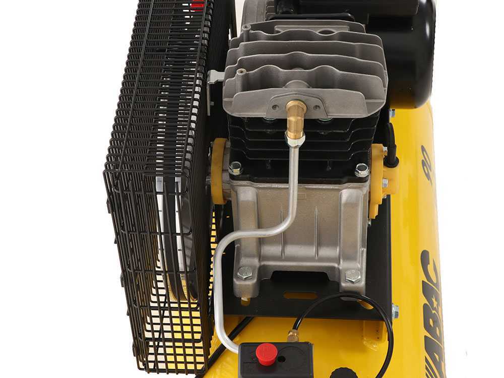 Compresseur à bande d'air comprimé coaxial à deux cylindres Abac base line 90 lt 