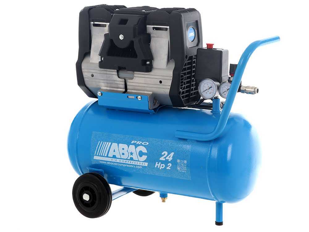 Compresseur d'air silencieux OS20P Abac 24 lt 2HP super silencieux