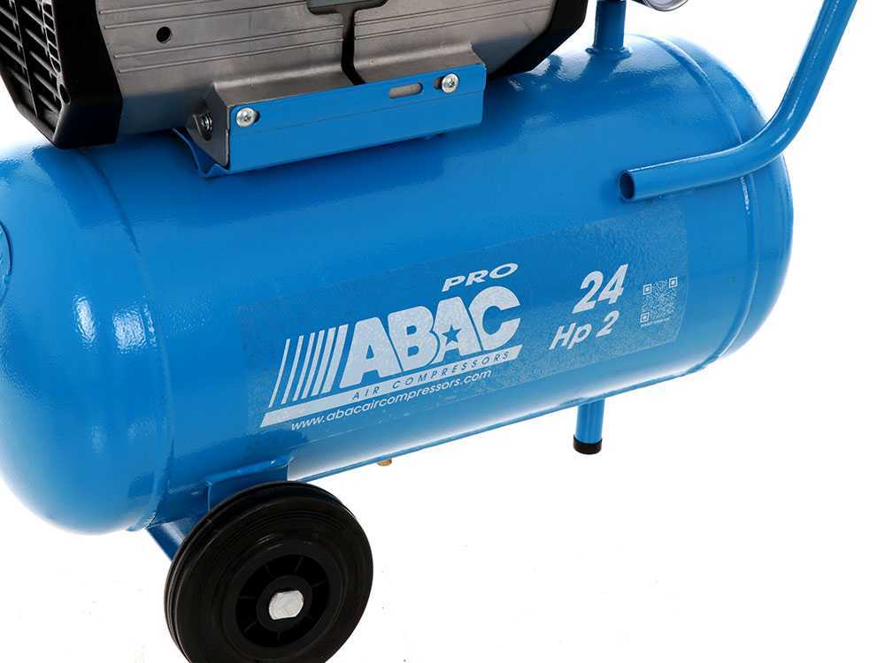 Compresseur d'air silencieux OS20P Abac 24 lt 2HP super silencieux