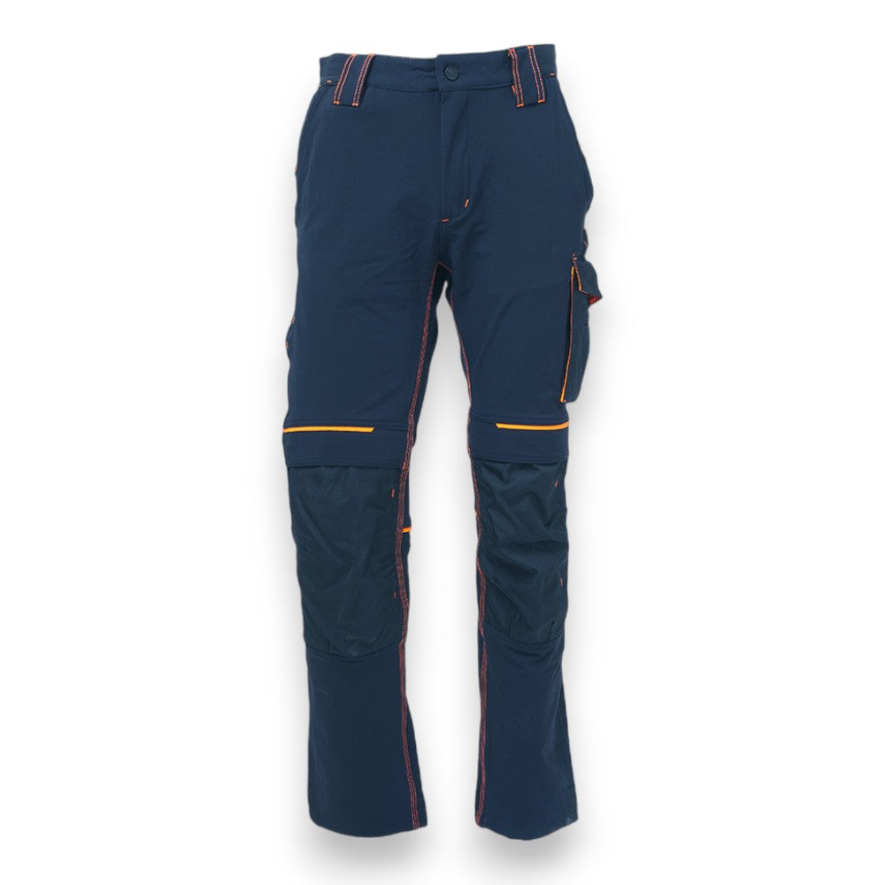 Pantalon de travail en tissu U-4 avec poches Deep Blue ATOM U-Power