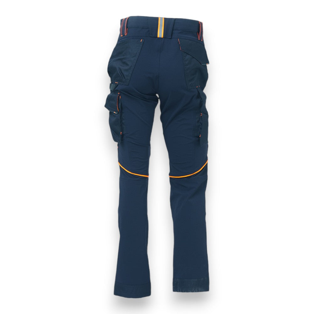 Pantalon de travail en tissu U-4 avec poches Deep Blue ATOM U-Power