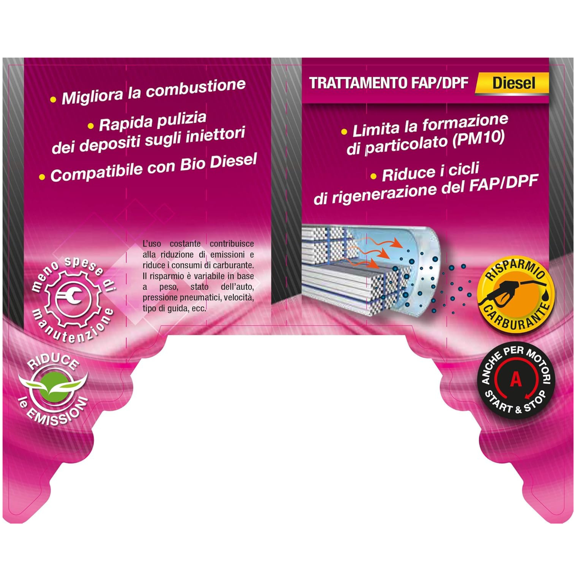 Additif diesel pour traitement DPF/DPF 250 ml