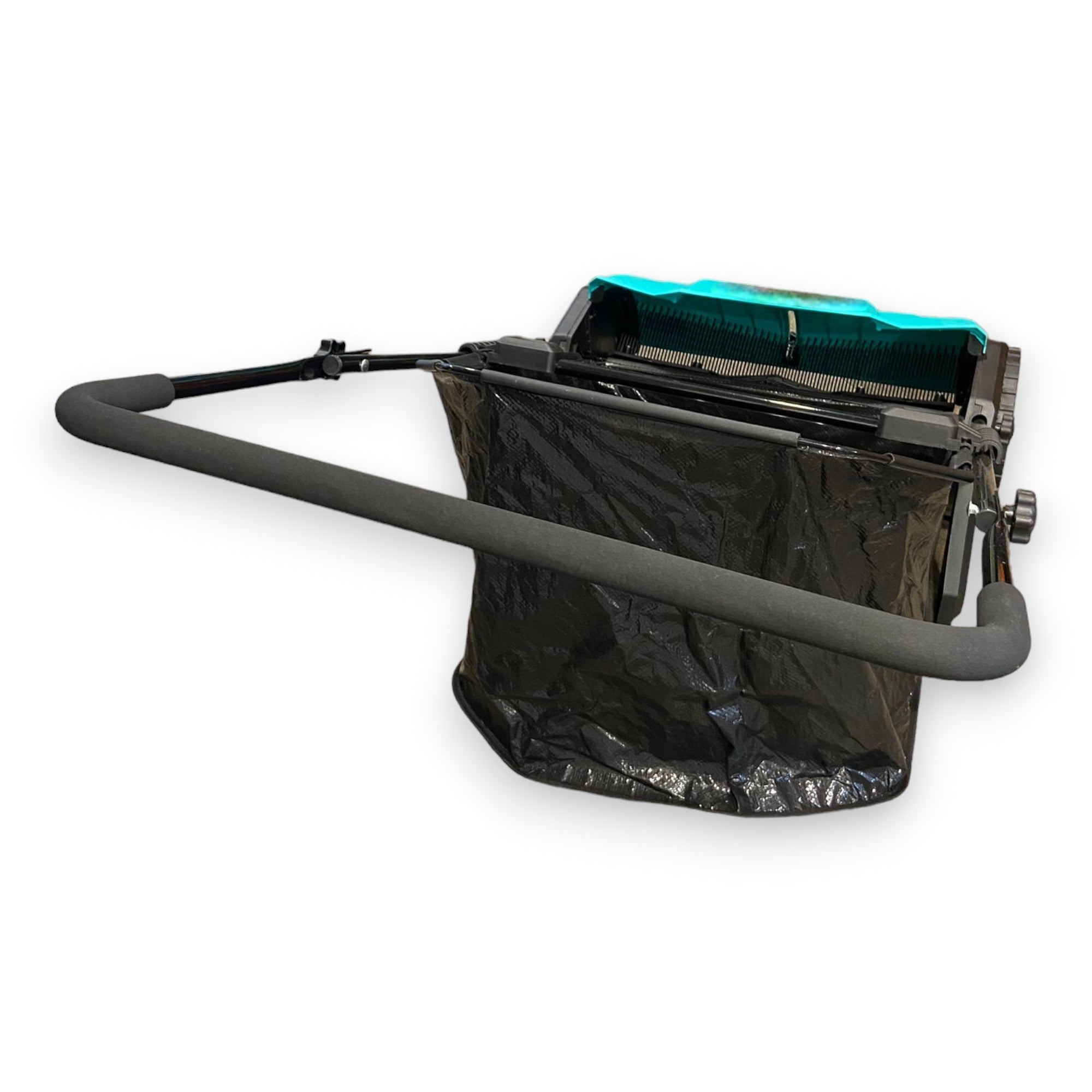 Aérateur balayeuse ramasseur de feuilles pour jardin avec sac amovible 100 lt
