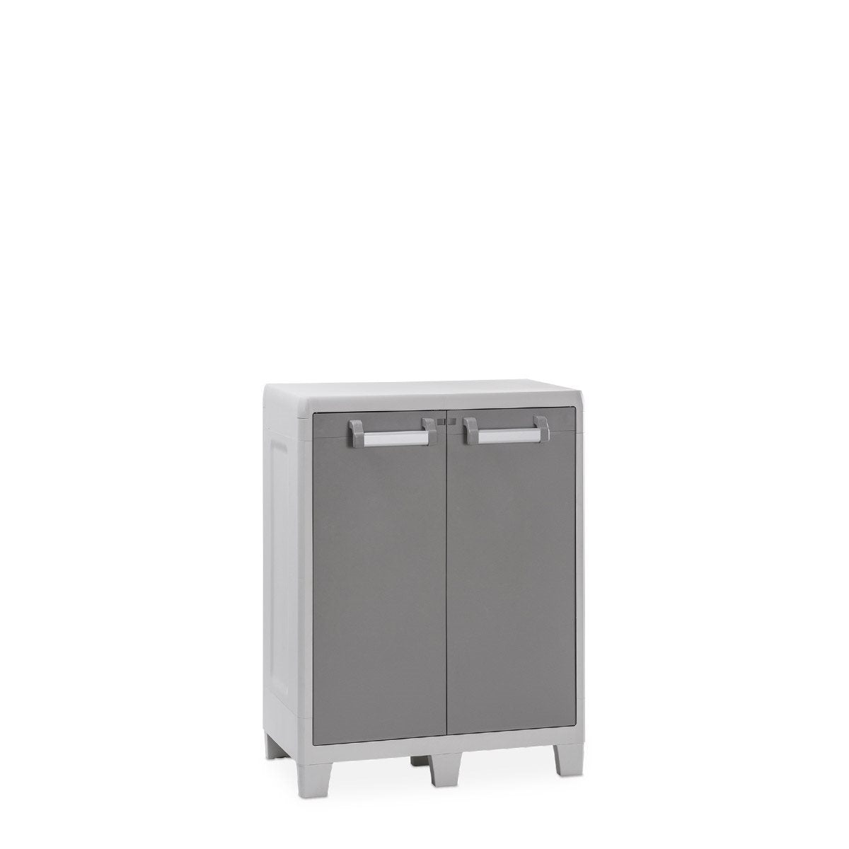 Armoire basse cadenassable toutes étagères avec 2 étagères réglables et 2 portes Urban XL Toomax